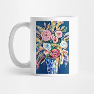 Abstract bouquet in a vase Mug